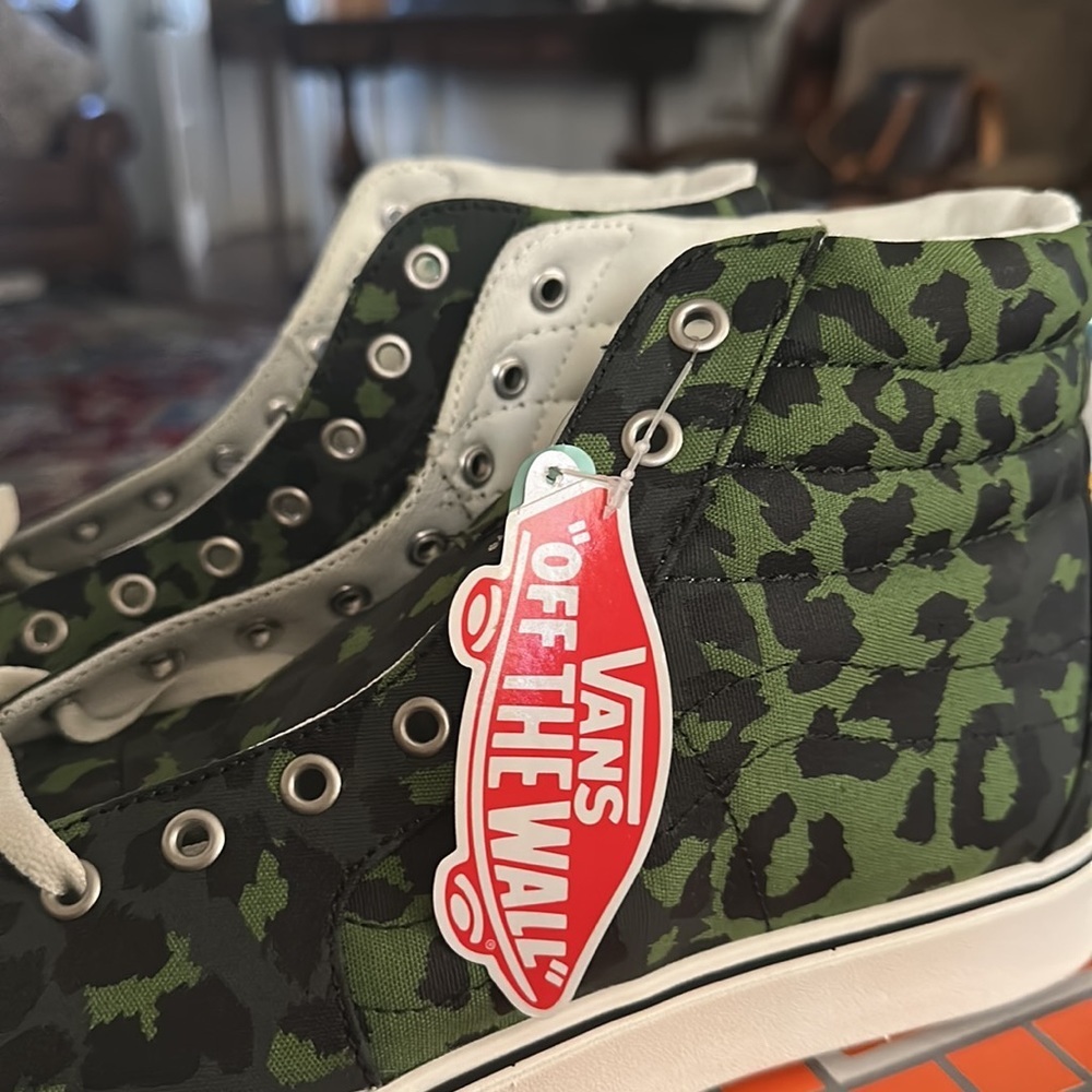 ##39/48❤️ Brand new vans SK8 leopard high top sneakers - Picture 10 of 12